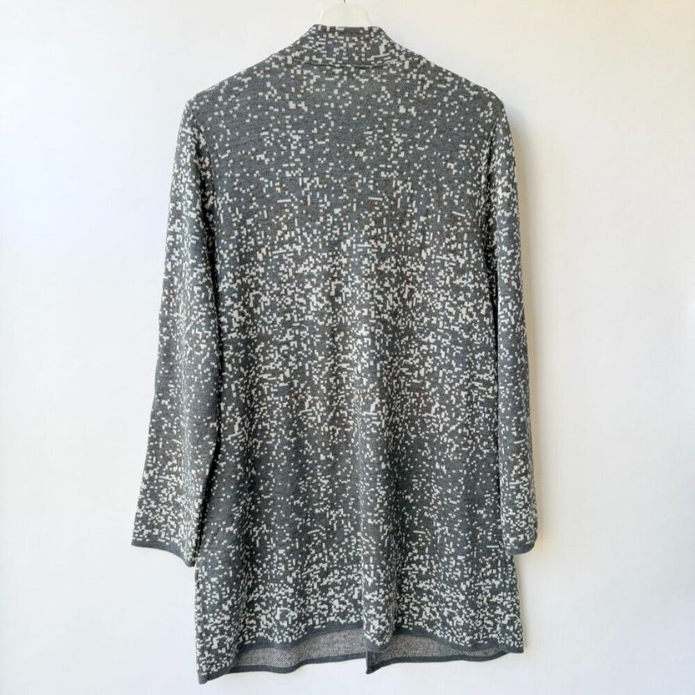 Marina Rinaldi knit Dress and Jacket COMBO– Gray/white Size M - Picture 3 of 16